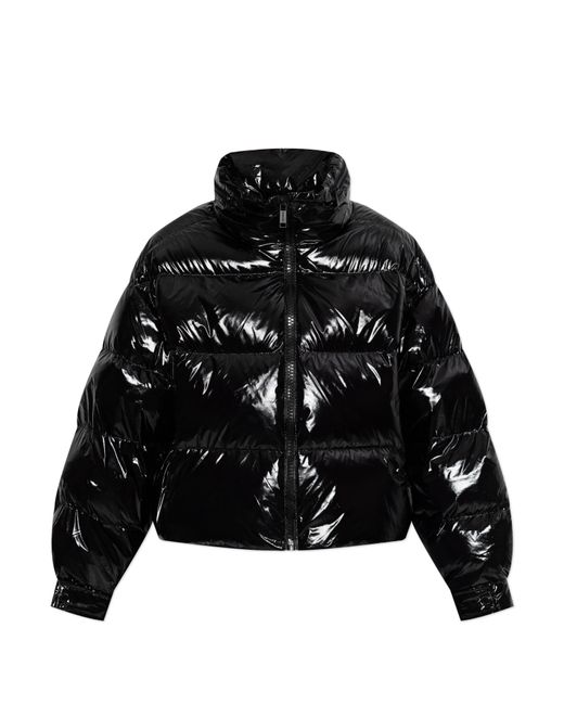 MICHAEL Michael Kors Black Down Jacket With A Glossy Finish