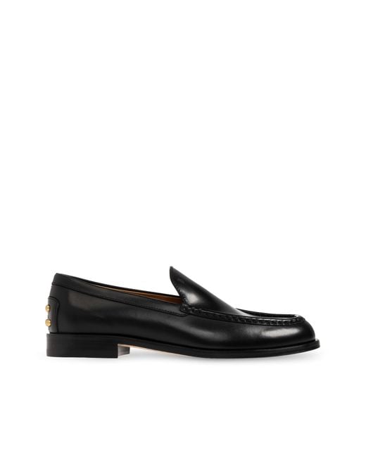 Tod's Black Leather 'Loafers' Shoes