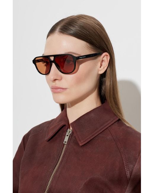 McQueen Black Sunglasses