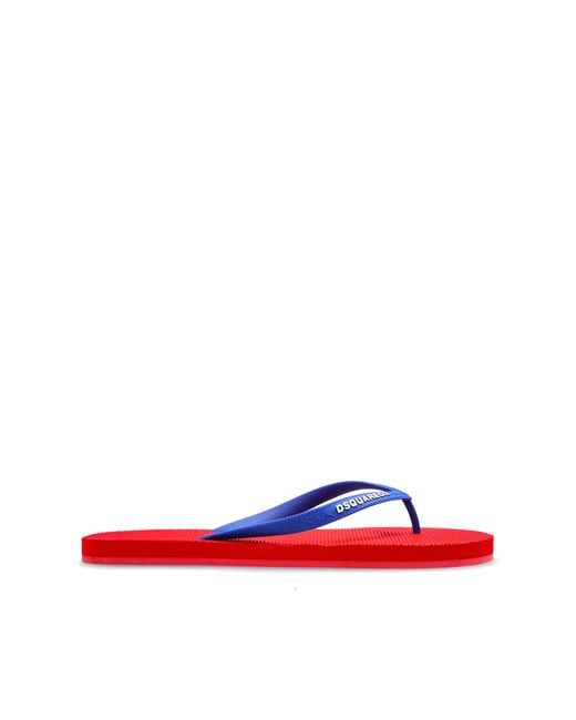 DSquared² Multicolor Slides With Logo for men