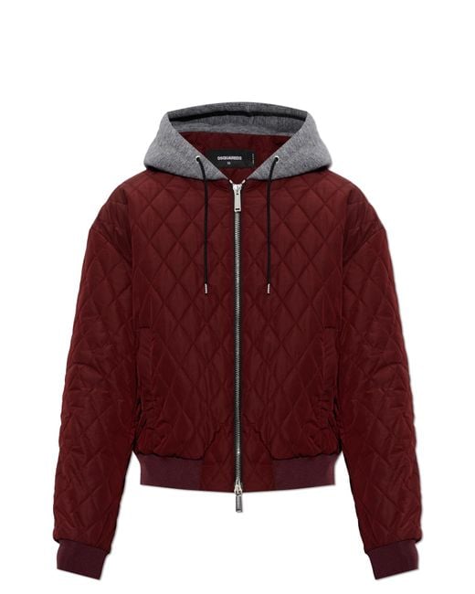 DSquared² Red 'Bomber' Jacket for men