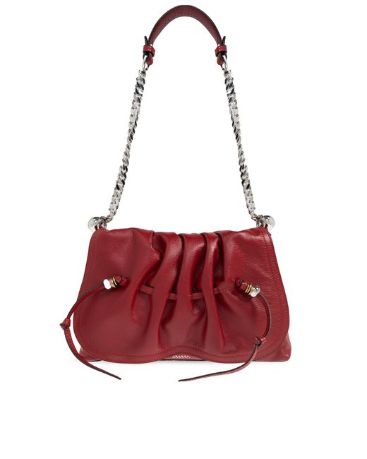Isabel Marant Red Shoulder Bag "Bolton"