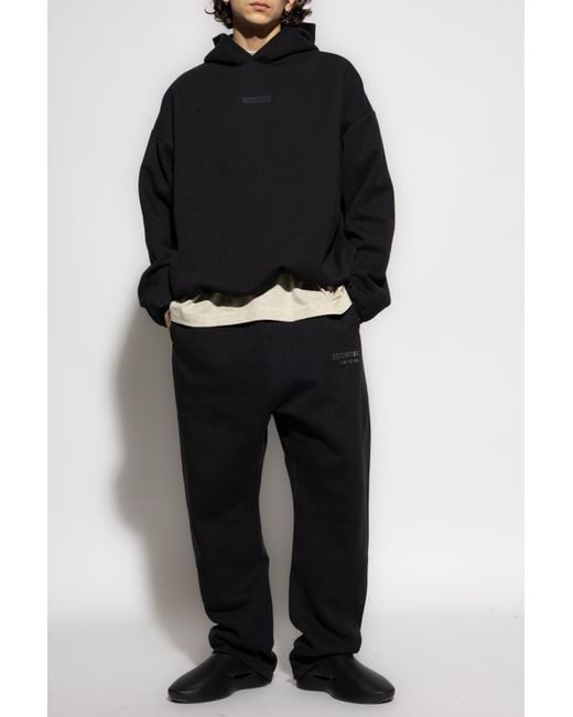 Fear Of God Black Sweatshirt With Logo for men