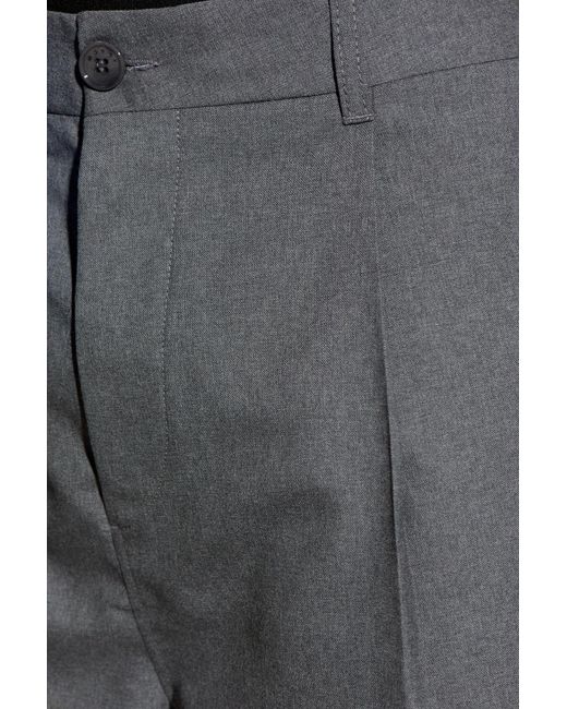 Marni Gray Wool Shorts for men