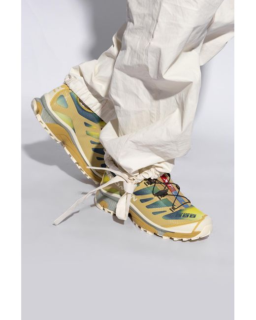 Salomon Gray Sports Shoes ‘Xt-4 Og Aurora Borealis’ for men