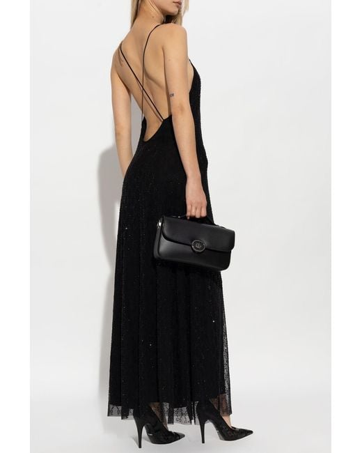 Gucci Dress With Sparkling Appliqus in Black | Lyst Gucci Dress With Sparkling Appliqus in Black | Lyst