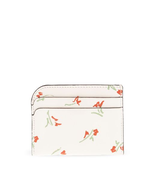 Kate Spade White Leather Card Holder