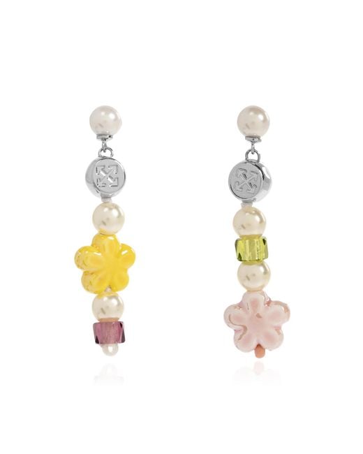 Off-White c/o Virgil Abloh White Long Earrings