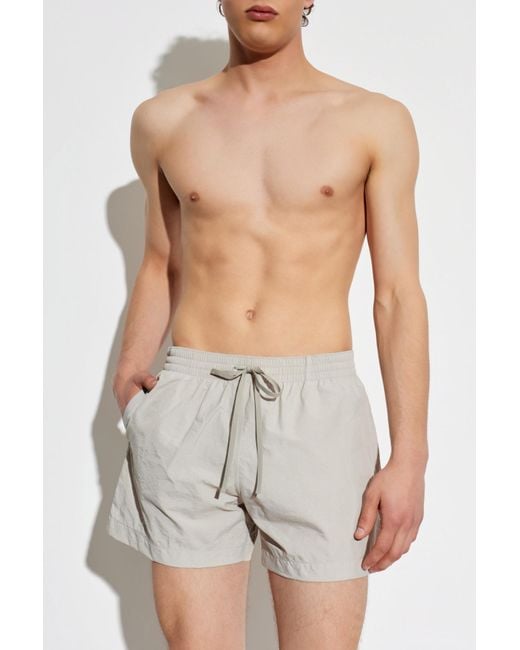 MM6 by Maison Margiela White Swim Shorts for men