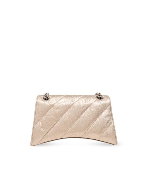 Balenciaga Natural 'crush S' Shoulder Bag,