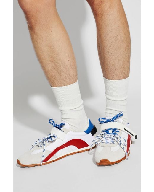 DSquared² White Sport Shoes 'Dc-642' for men