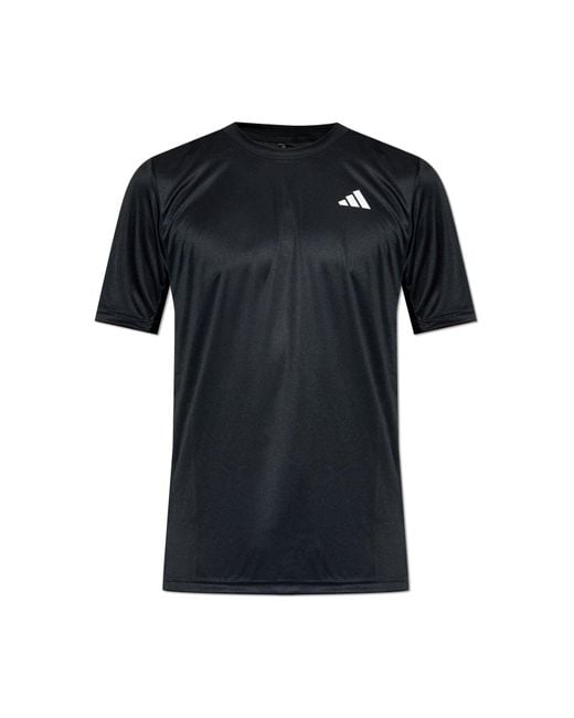 Adidas Originals Black T-Shirt With Logo for men