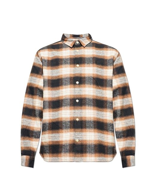 AllSaints Brown "Mercy" Shirt for men