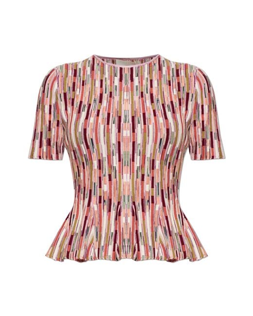 Ulla Johnson Red Samira Top