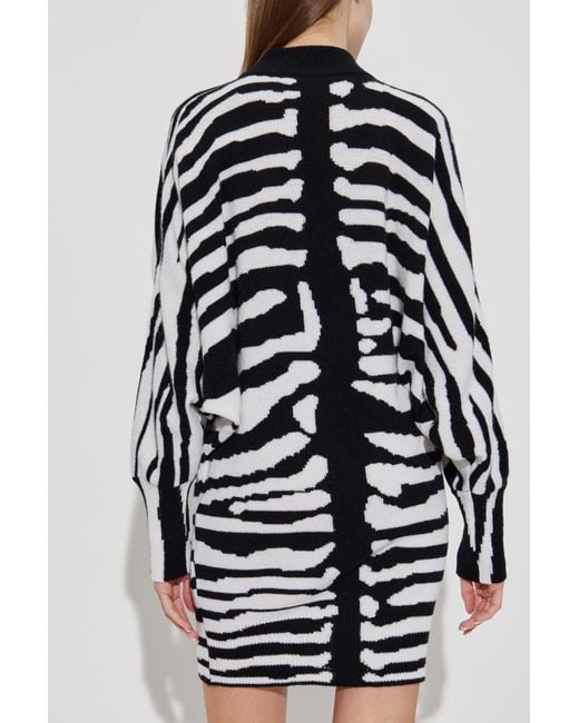 Balmain Black Wool Dress