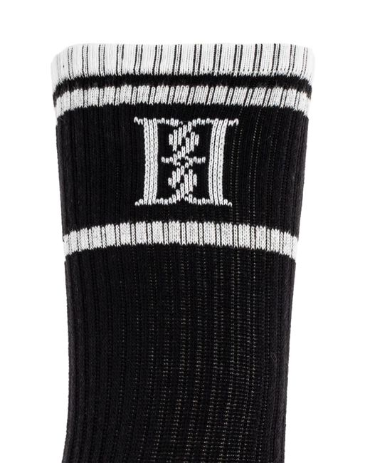 By Malene Birger Black Socks With Logo