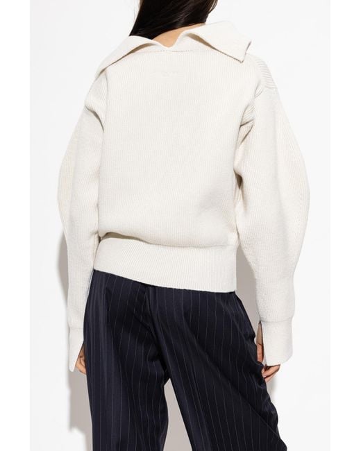 Givenchy White Wool Turtleneck