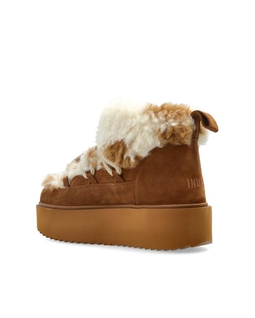 Inuikii Blue 'Teddy Platform' Snow Boots