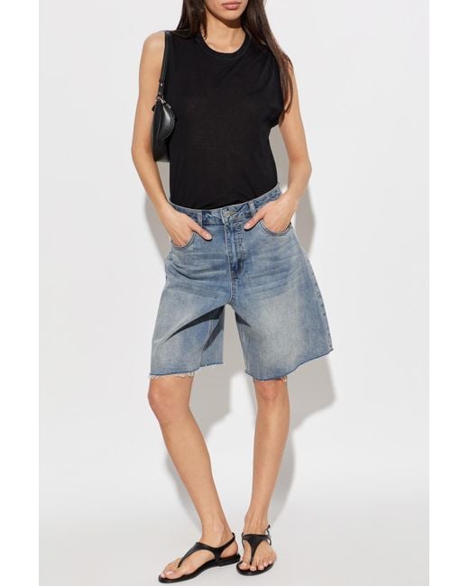 AMI Black Top With Embroidered Logo