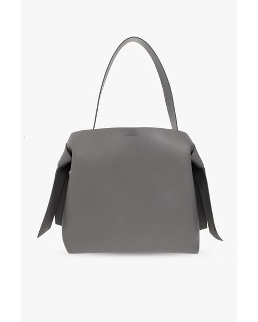Acne Gray 'musubi Midi' Shopper Bag