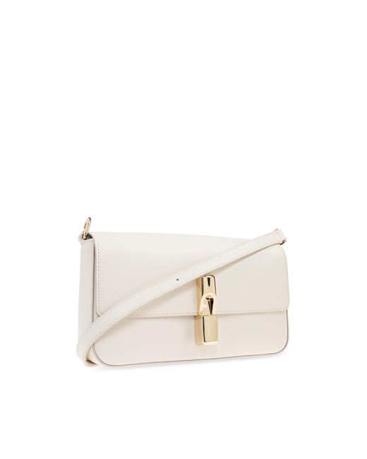 Furla White Shoulder Bag 'Iride Small'