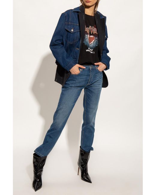 Zadig \u0026 Voltaire Denim 'mamma' Jeans in Blue | Lyst