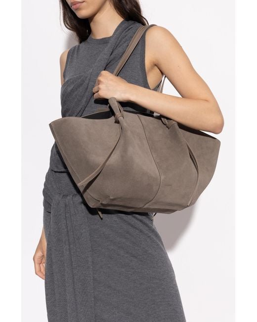 Yuzefi Brown Shopper Bag "Mochi Large"