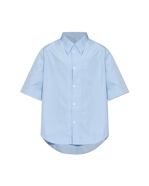 AMI Blue 'Oversize' Shirt for men