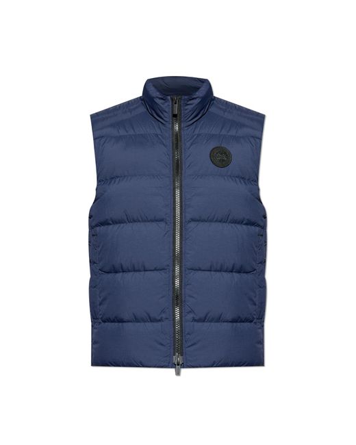 Canada Goose Blue 'Crofton' Down Vest for men