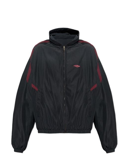 Balenciaga Black Reversible Jacket With Logo for men