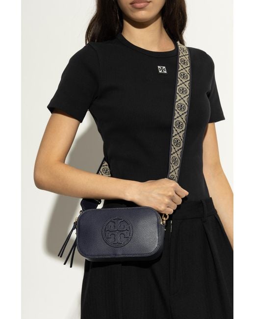 Tory Burch Blue Shoulder Bag "Miller Mini"