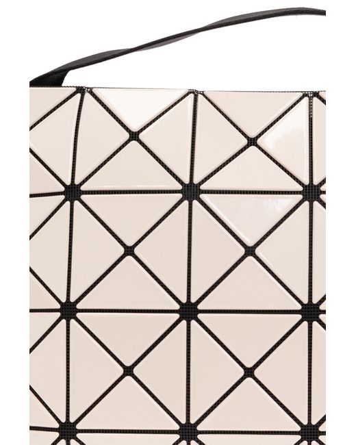 Bao Bao Issey Miyake Natural Shoulder Bag With Geometrical Pattern,