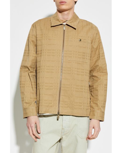 Burberry White "Oakwell" Jacket for men