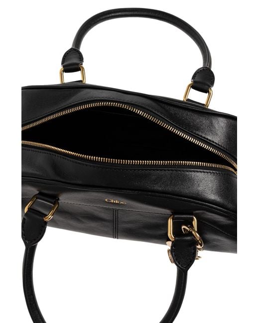 Chloé Black 'Bowling' Hand Bag