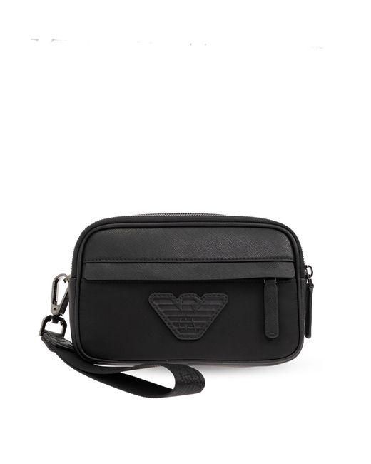 Emporio Armani Brown 'sustainability' Collection Handbag, for men