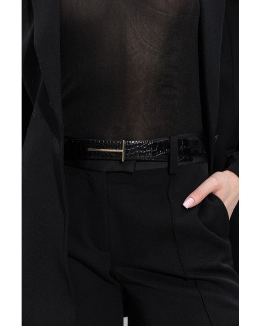 Tom Ford Black Double-Sided Belt