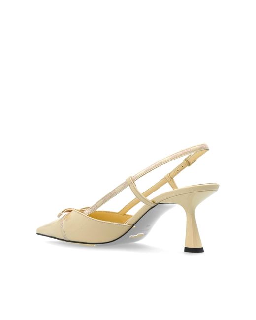Jimmy Choo Natural Heeled Shoes "Camila"