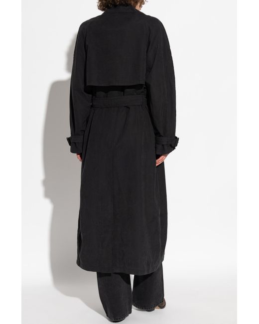 Isabel Marant Black Trench Coat 'Elea'