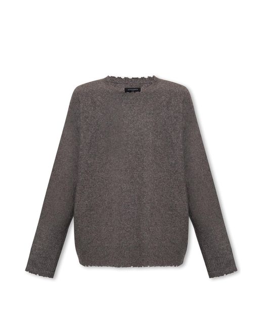 AllSaints Gray ‘Luka’ Sweater for men
