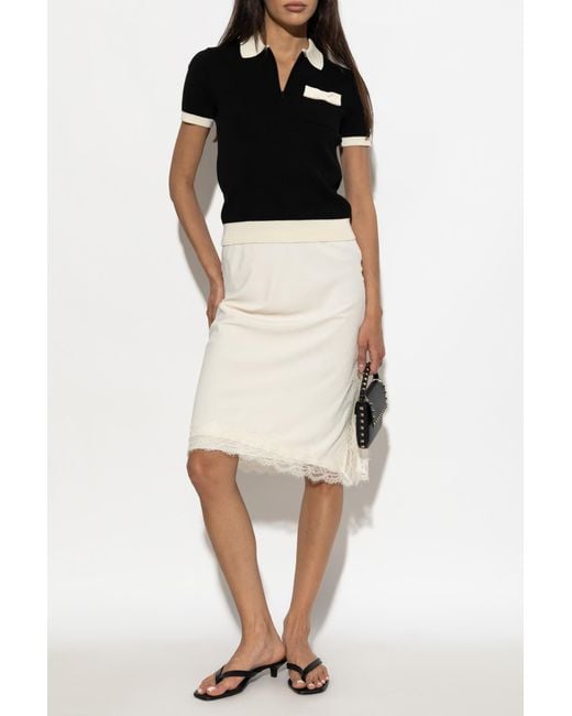 Valentino Garavani Black Polo With Pocket
