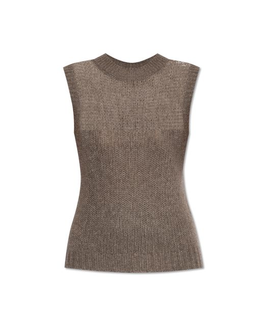 Lisa Yang Brown Top "Darcia"