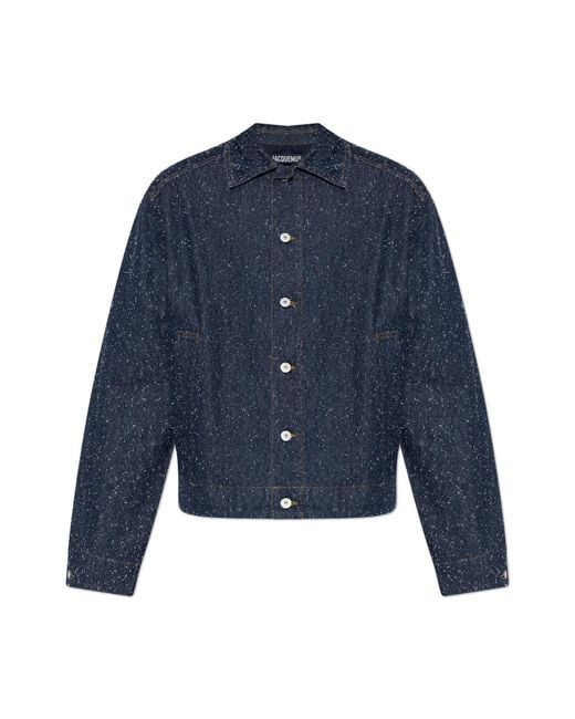 Jacquemus Blue "Mirada" Denim Jacket for men