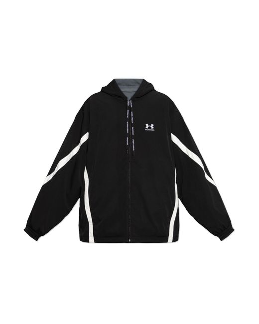Balenciaga Jacket With Logo in Black for Men | Lyst