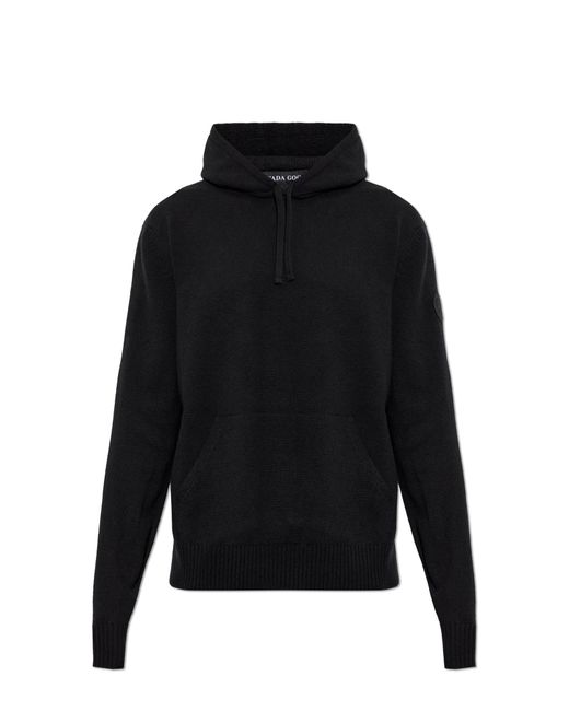 Canada Goose Black Zinnia Hooded Sweater for men