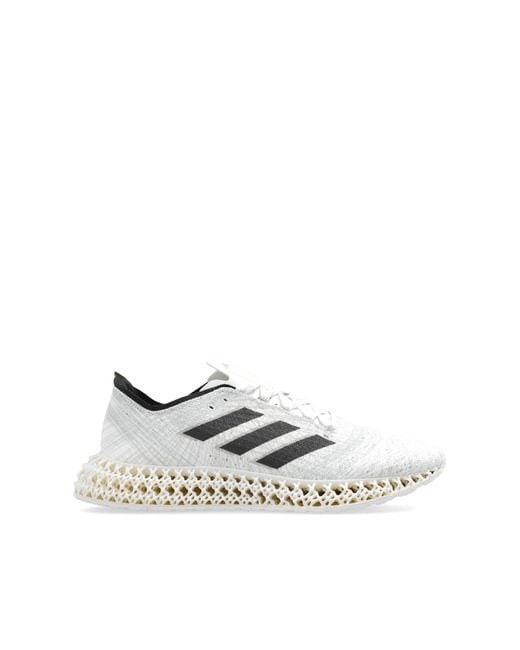 Adidas Originals White '4dfwd X Strung' Running Shoes,