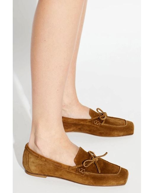 Aeyde Brown 'Jasper' Leather Shoes
