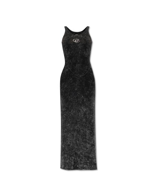 DIESEL Black Long Dress 'D-Avena-P1'