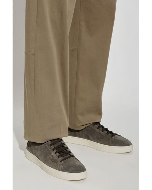 Tod's Brown Suede Sports Shoes for men