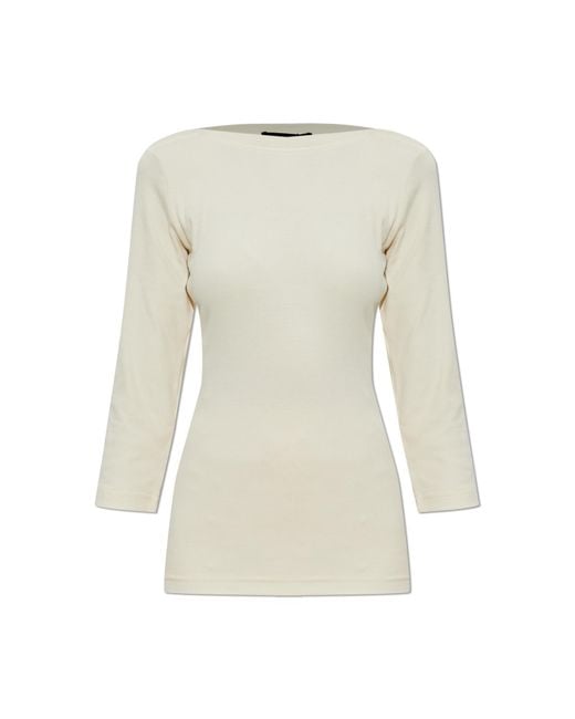 Fabiana Filippi White Cotton T-Shirt