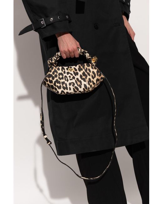 Ganni Black Handbag Made Of Eco Leather